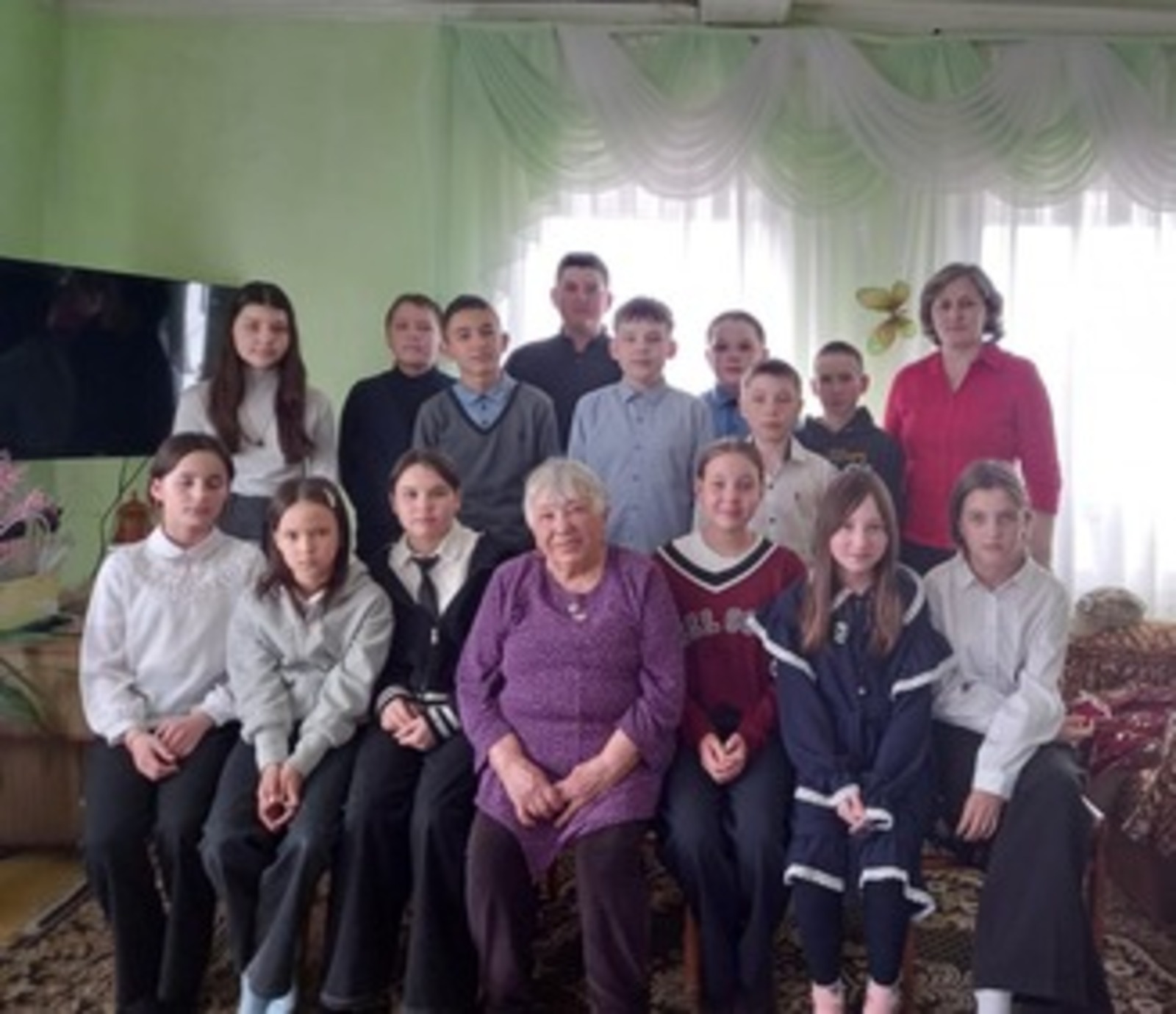 В школе имени А.Атнабаева  прошла  встреча «Дети войны"