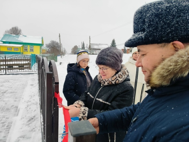 В с. Гарибашево состоялось открытие сквера Славы и Памяти.