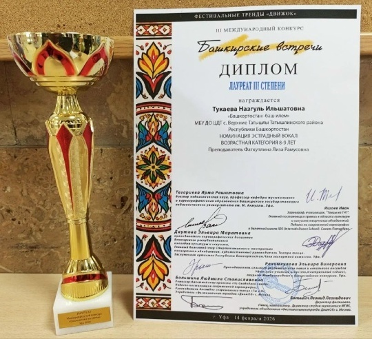 Поздравляем юных талантов