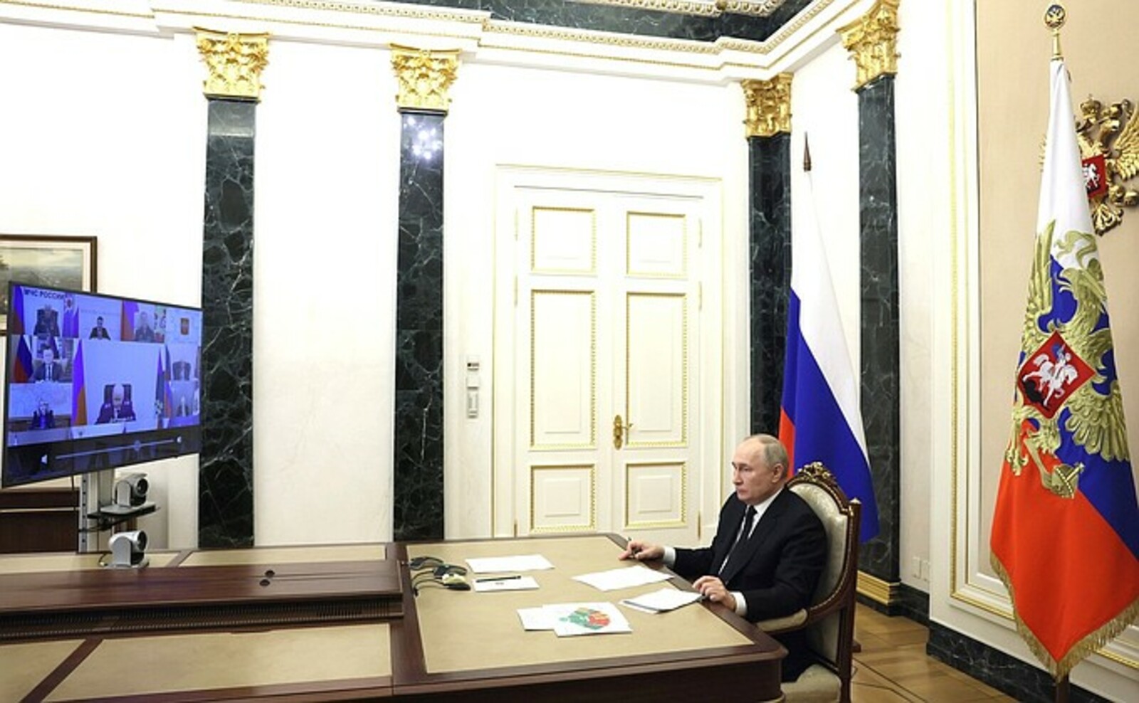 Путин провел совещание по мерам, принимаемым после теракта в «Крокус Сити Холле»