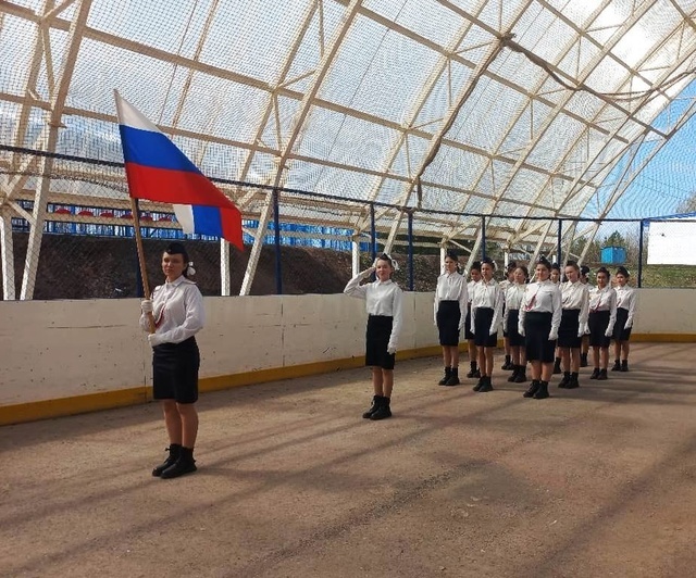 В Гимназии имени Гали Сокороя прошёл конкурс смотра строя и песни