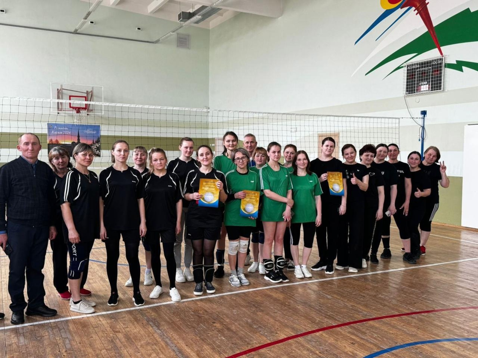 Прошли соревнования по волейболу среди команд сельских поселений в зачет ХХl сельских спортивных игр Татышлинского района