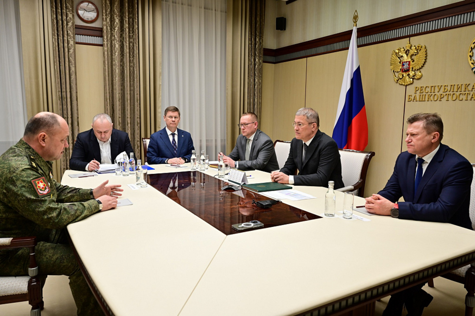 Встреча с врио командующего войсками Центрального военного округа.